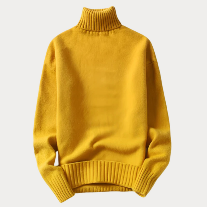Adrien - Pull Col Roulé Élégant Chic Intemporel Homme