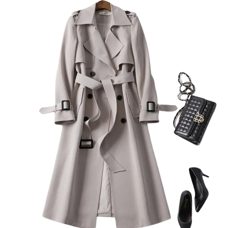 Christai | Manteau Long Femme | Veste Boutonnée