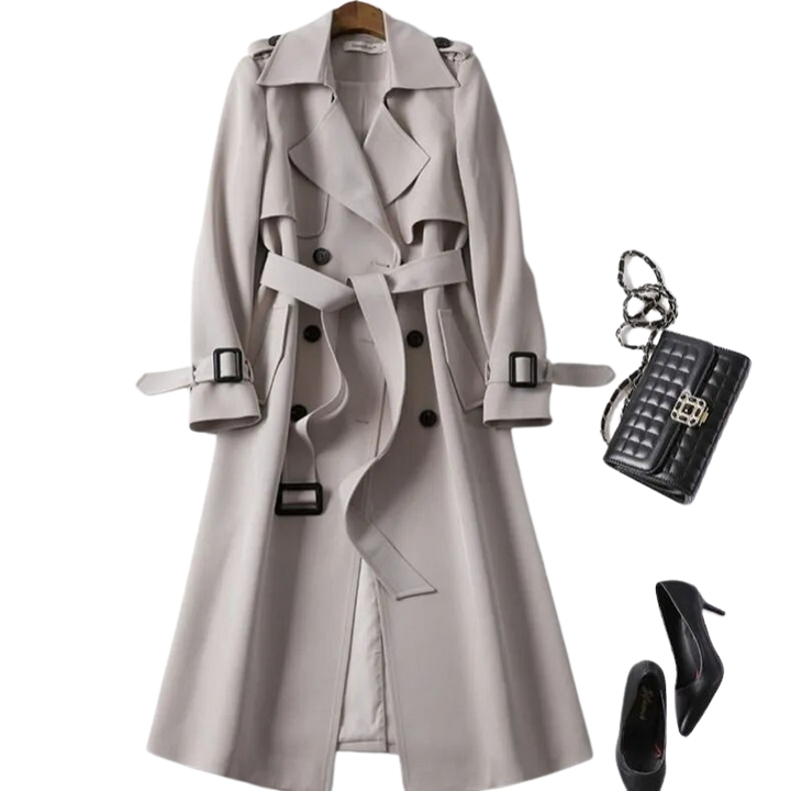 Christai | Manteau Long Femme | Veste Boutonnée