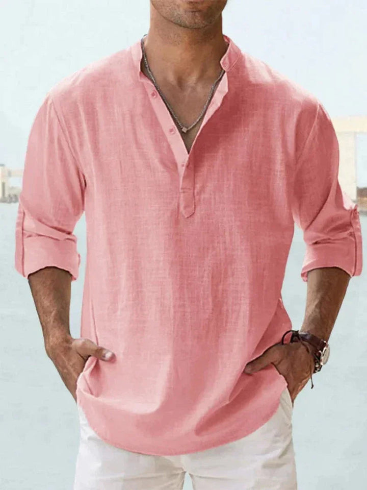 Lucas - Chemise Lin Casual Homme