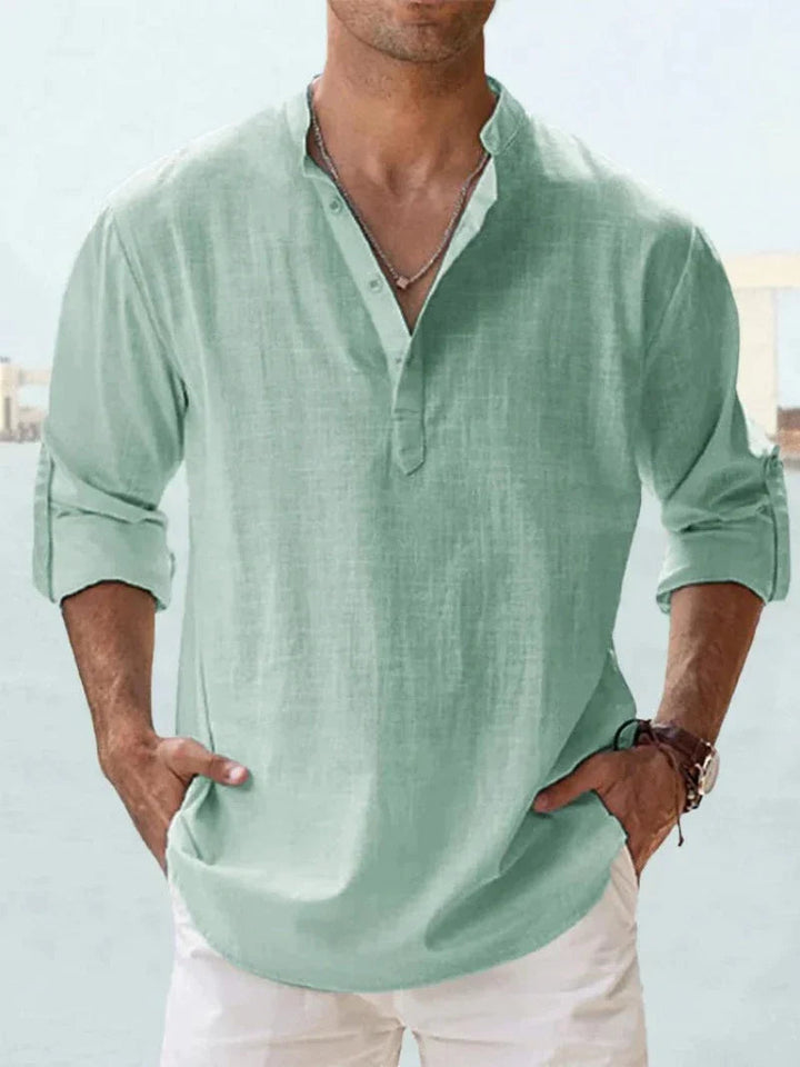 Lucas - Chemise Lin Casual Homme