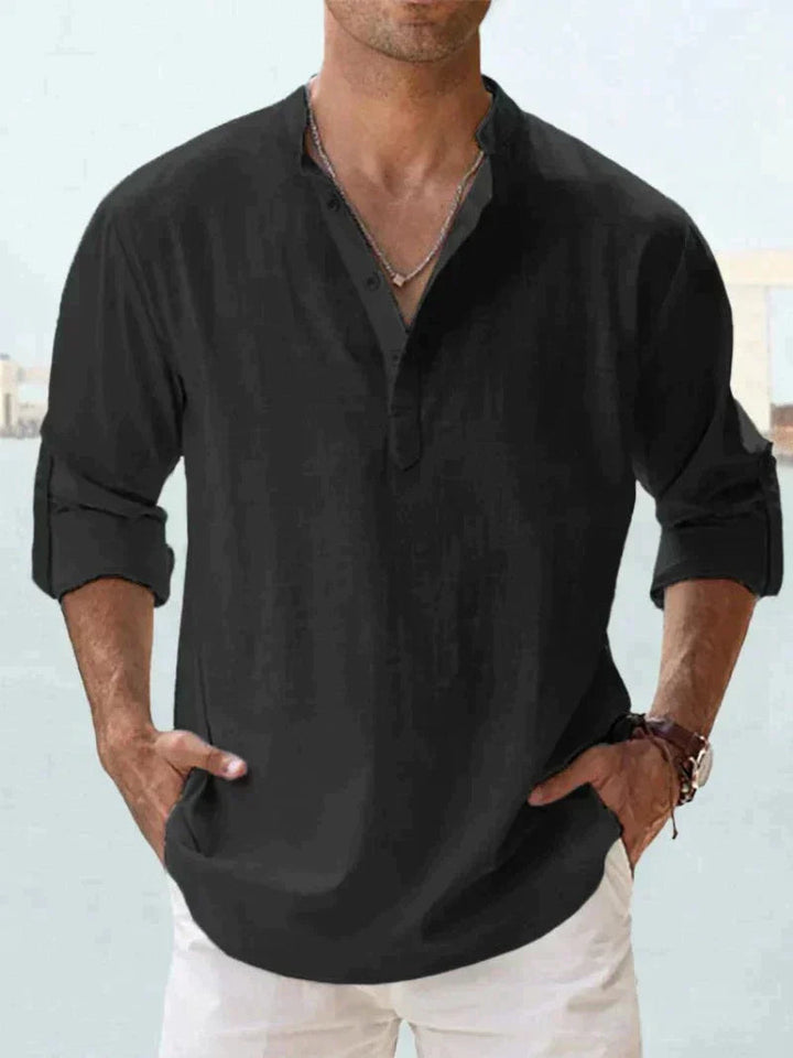 Lucas - Chemise Lin Casual Homme