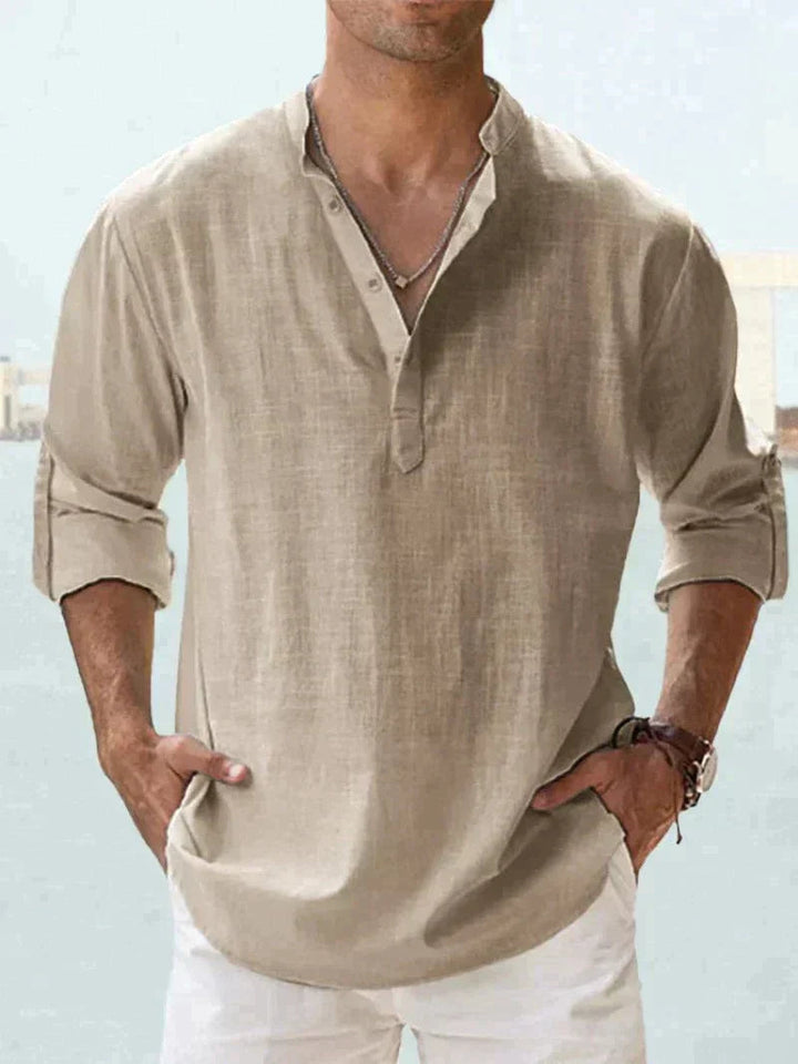 Lucas - Chemise Lin Casual Homme