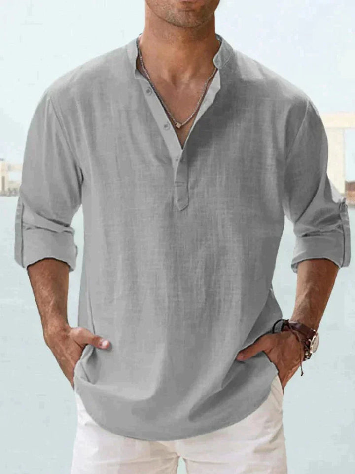 Lucas - Chemise Lin Casual Homme