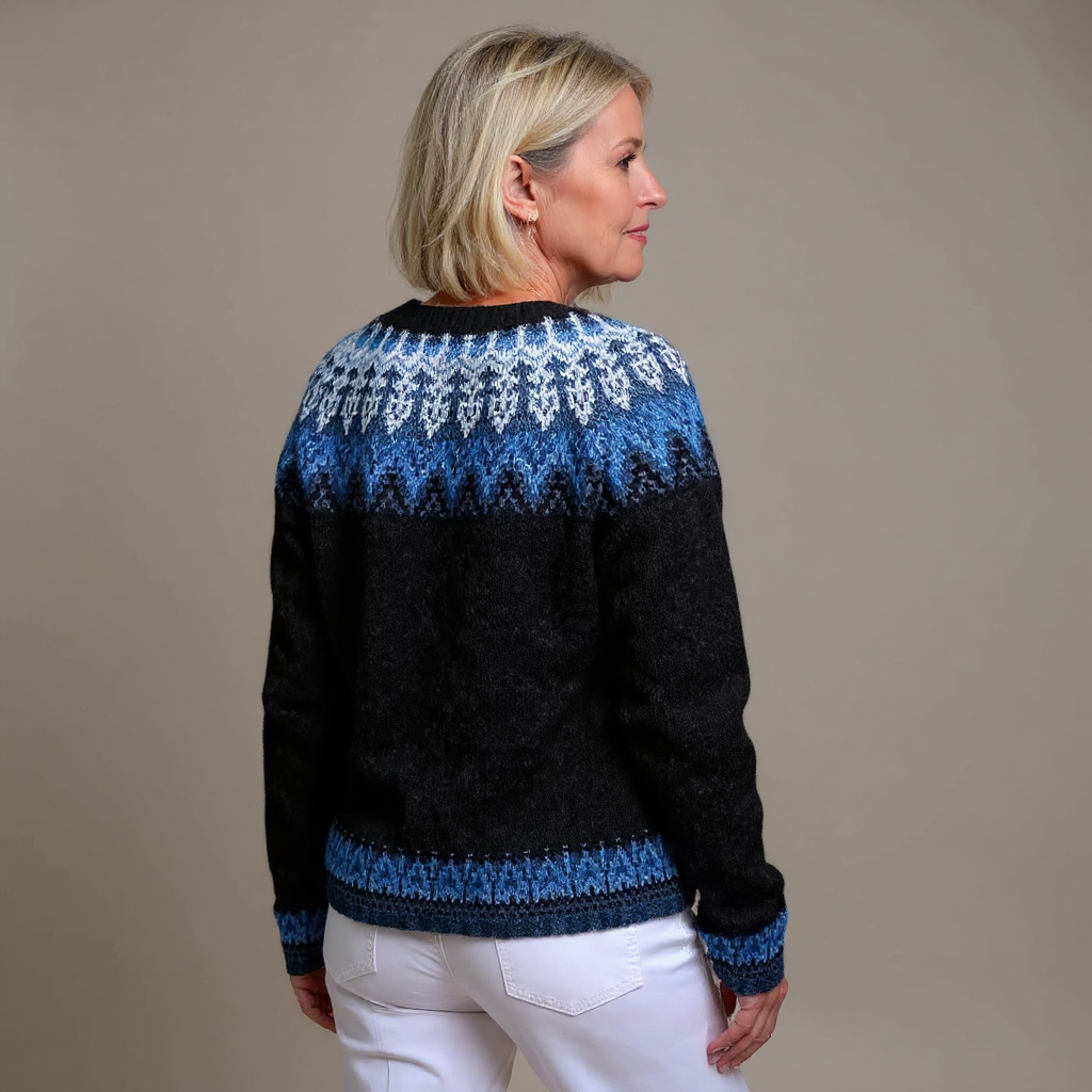 Givanna | Cardigan Vintage Islandais