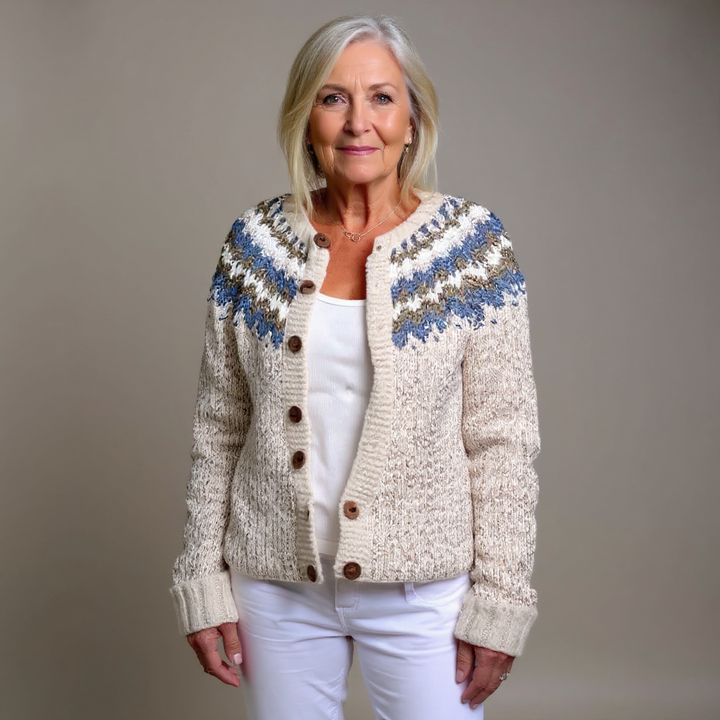 Peyton | Cardigan Vintage Islandais