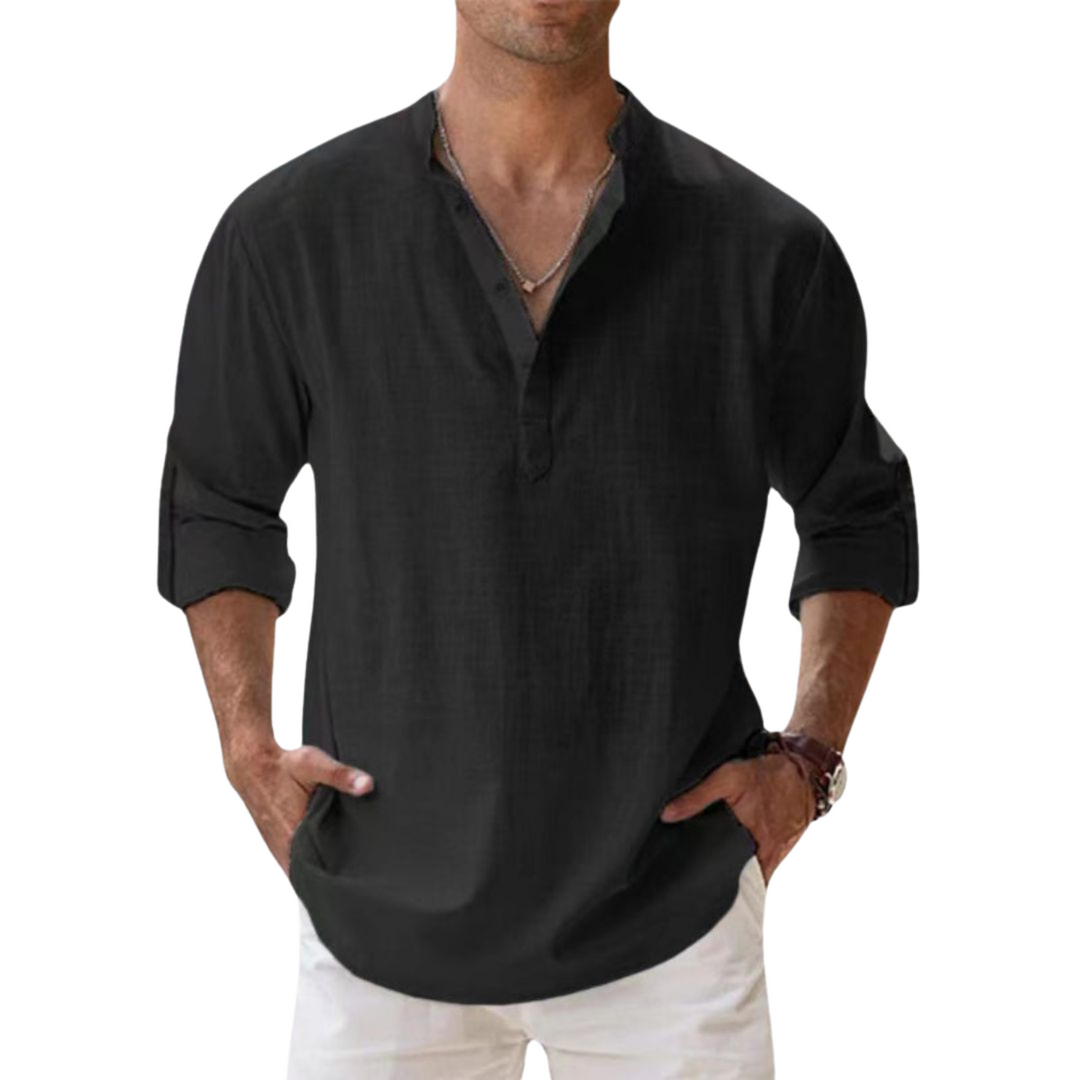 Antoine - Chemise en Lin Décontractée Homme