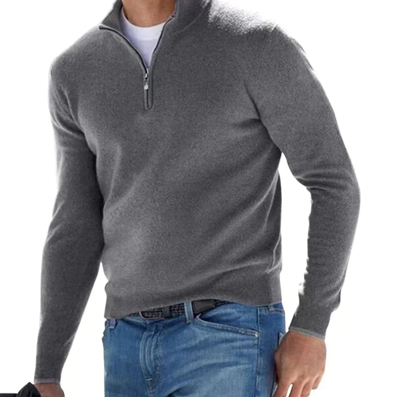Hugo - Pull homme à demi-zip - Auvoire Paris
