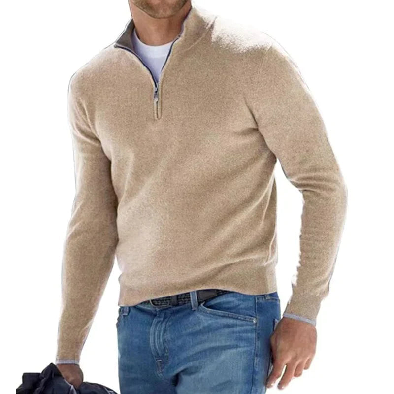 Hugo - Pull homme à demi-zip - Auvoire Paris