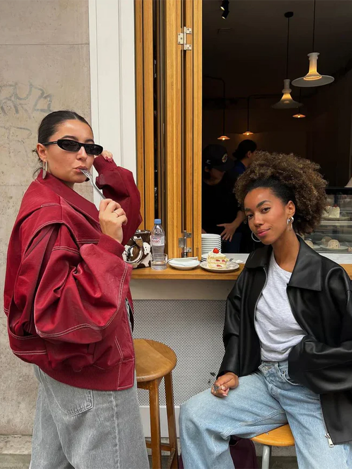 Veste Oversized Contrastée - Vente Limitée