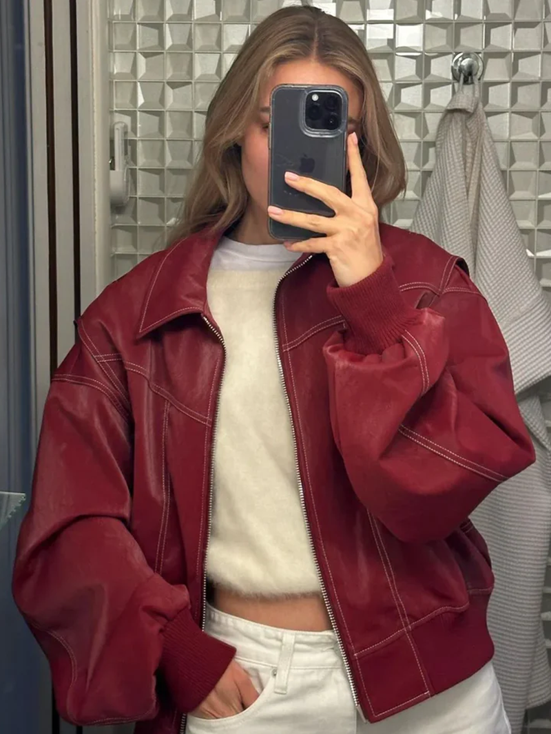 Veste Oversized Contrastée - Vente Limitée