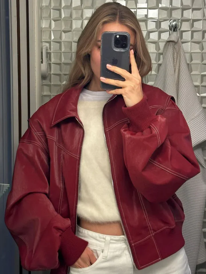 Veste Oversized Contrastée - Vente Limitée