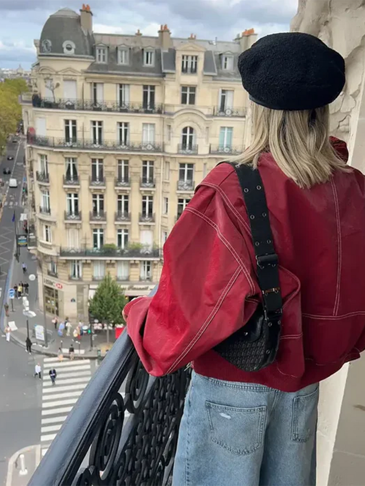 Veste Oversized Contrastée - Vente Limitée