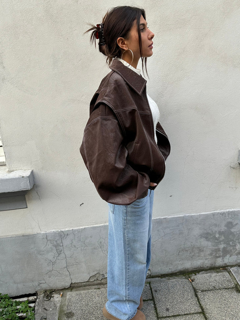 Veste Oversized Contrastée - Vente Limitée