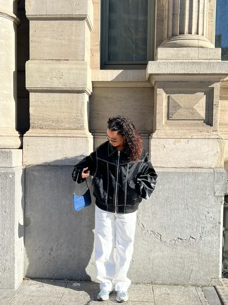 Veste Oversized Contrastée - Vente Limitée