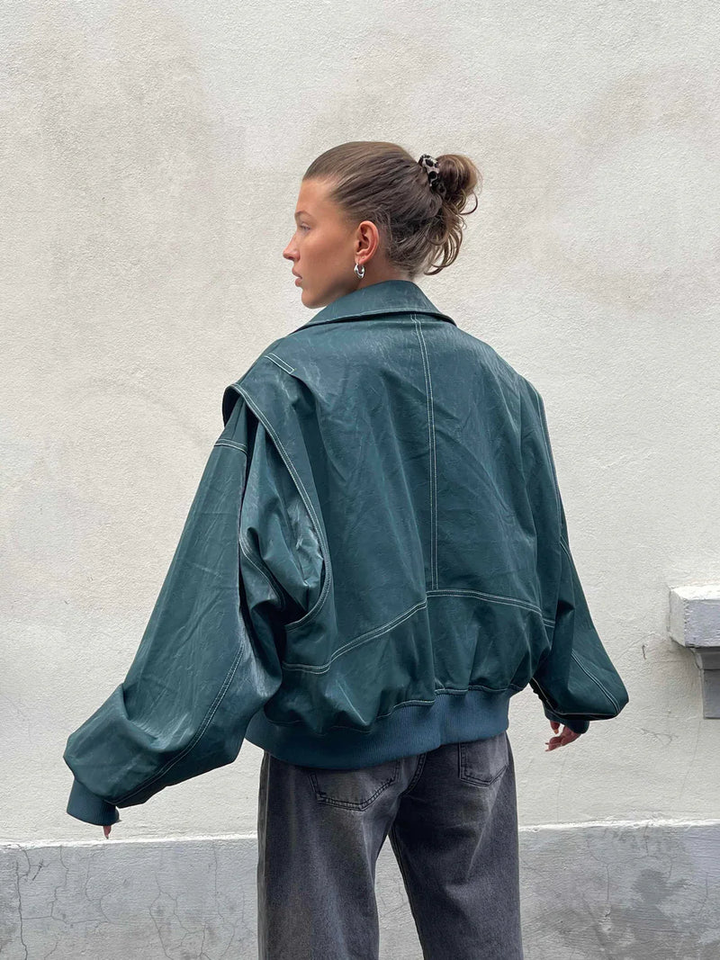 Veste Oversized Contrastée - Vente Limitée