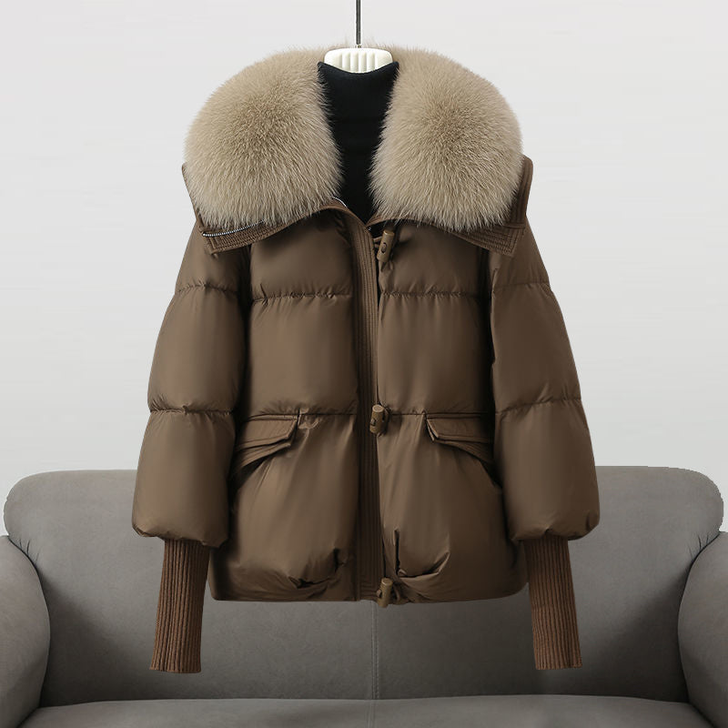 Aurora™ | Veste Glam en Plume Réelle