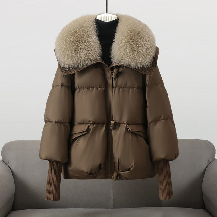 Aurora™ | Veste Glam en Plume Réelle