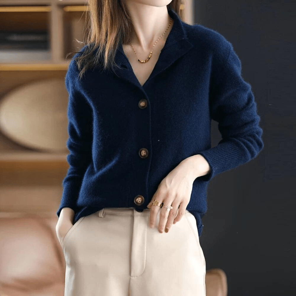 Anny - Cardigan en Cachemire Luxueux