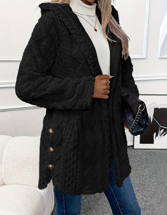 Chateau Elise™   | Cardigan à Capuche en Peluche