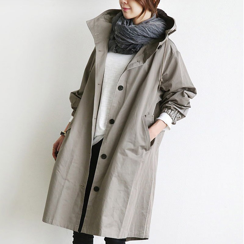 Mandy - Manteau Trench Imperméable avec Style