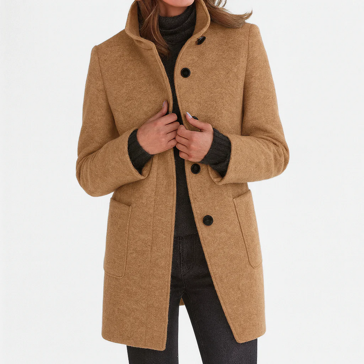 Valentina - Veste femme confortable avec col montant