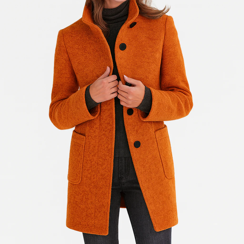 Valentina - Veste femme confortable avec col montant