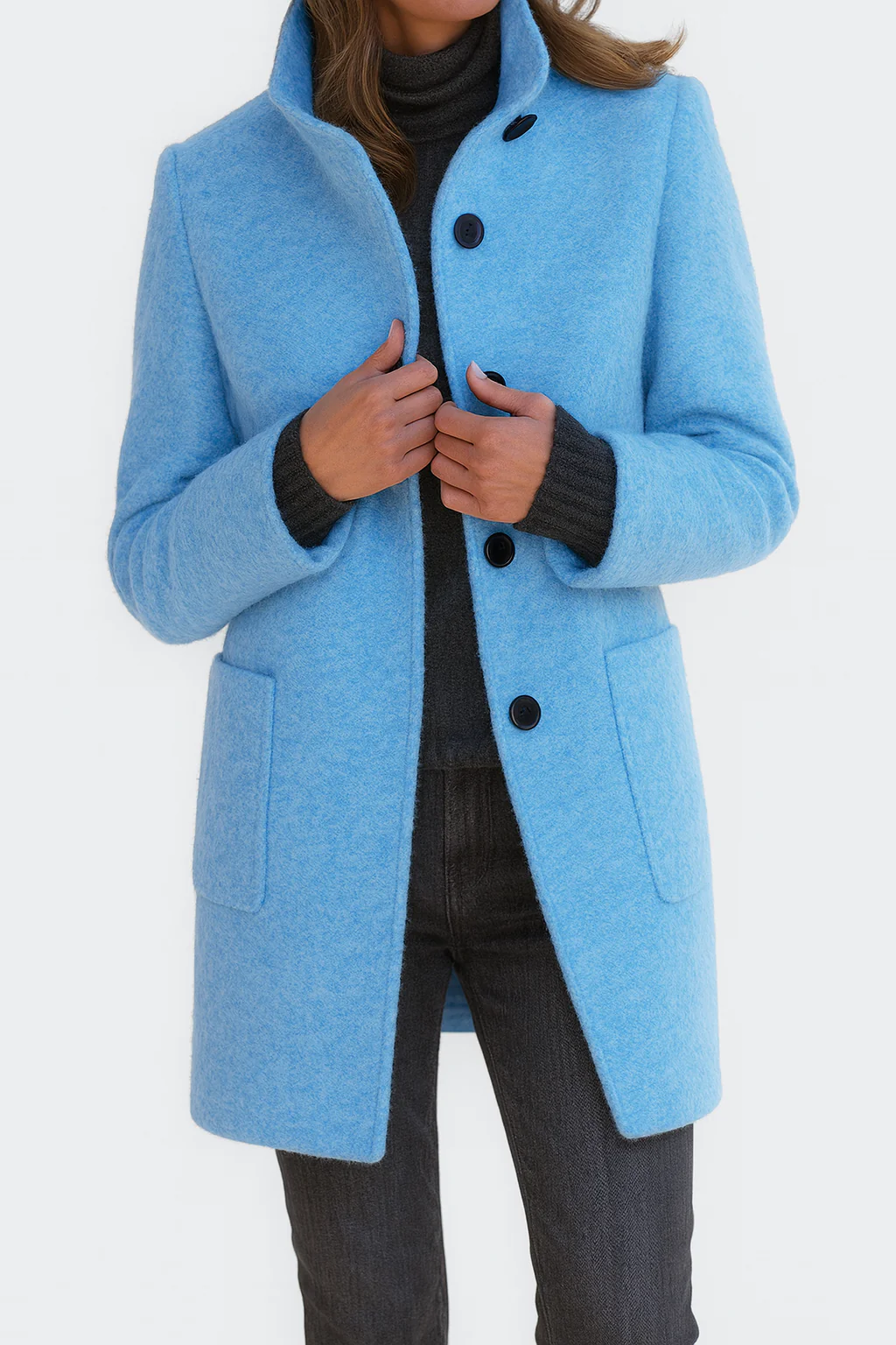 Valentina - Veste femme confortable avec col montant
