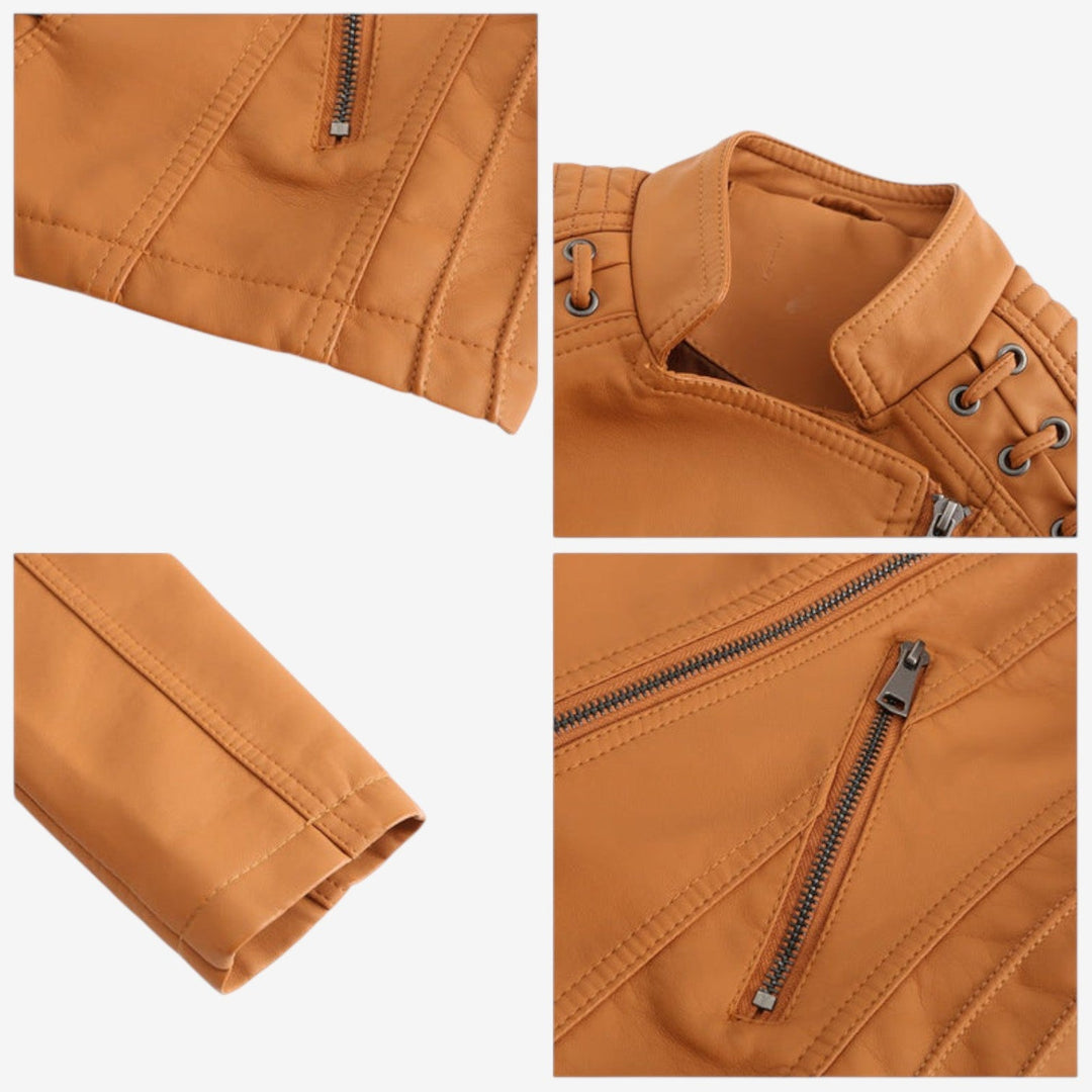Fleur™ Veste de Moto Courte