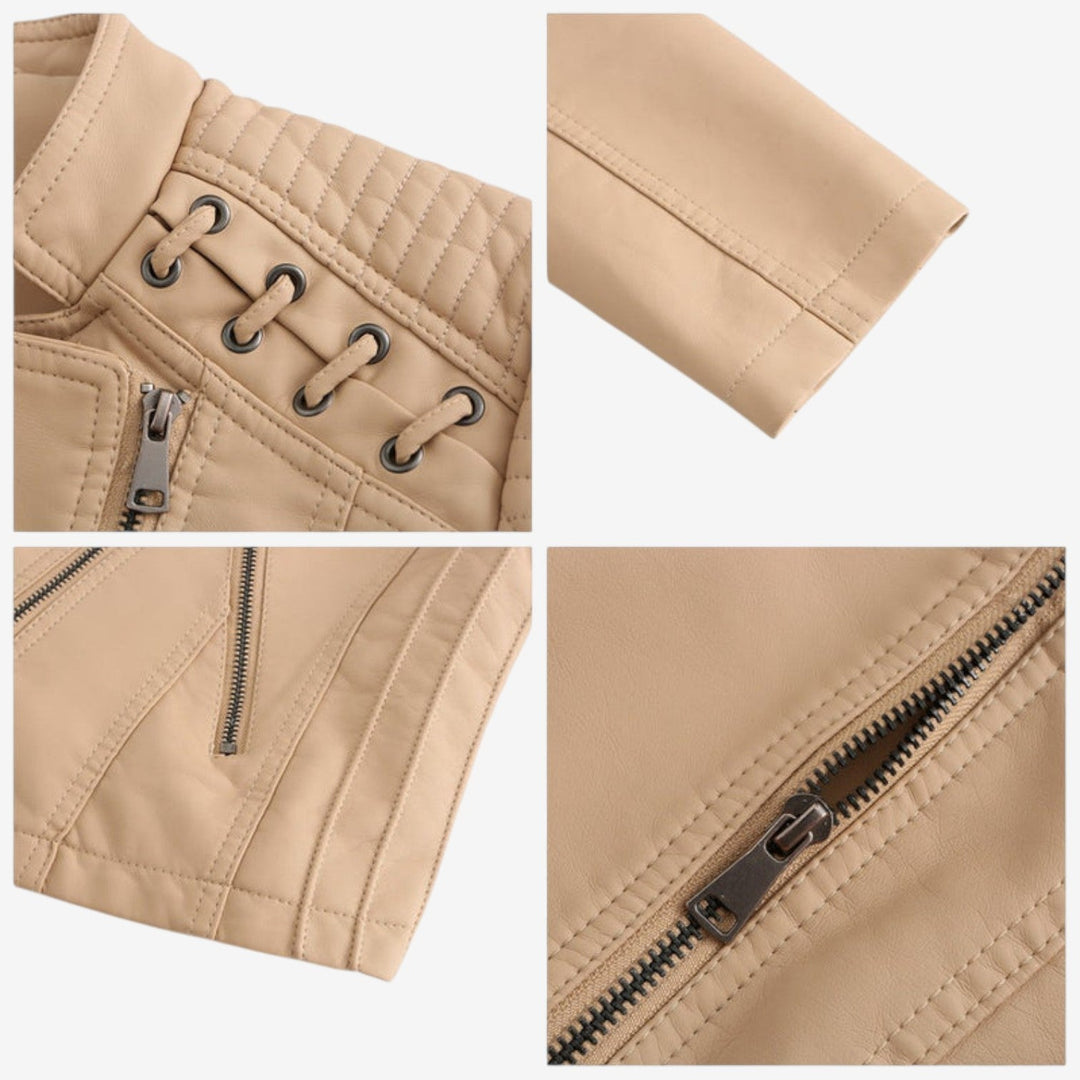 Fleur™ Veste de Moto Courte