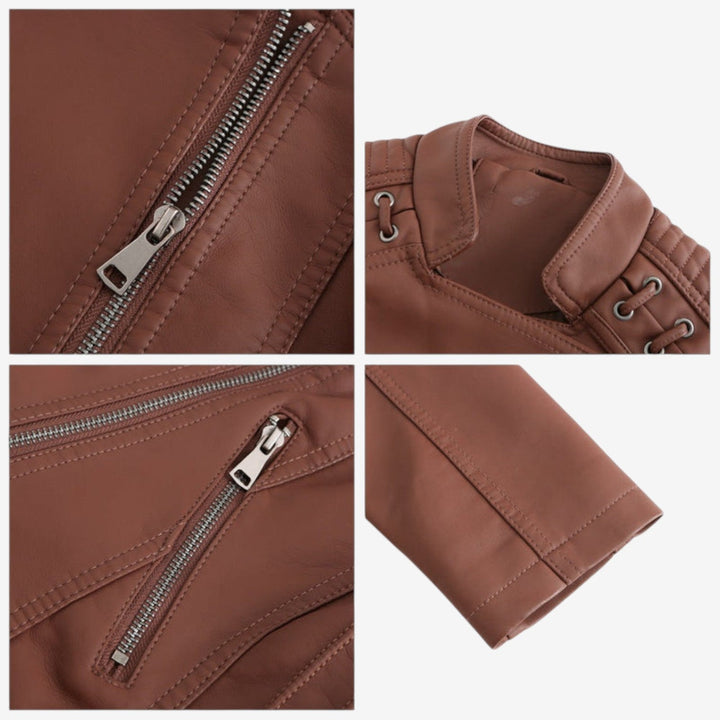 Fleur™ Veste de Moto Courte