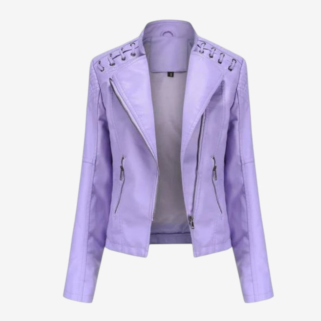 Fleur™ Veste de Moto Courte