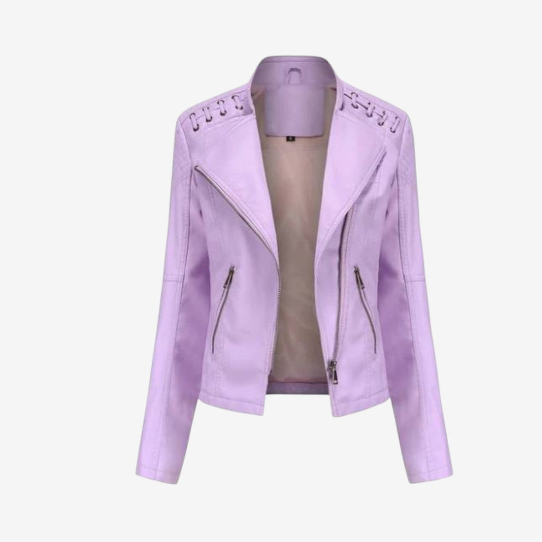 Fleur™ Veste de Moto Courte