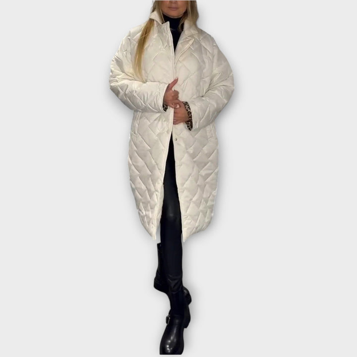 Veste Matelassée Réversible avec Doublure Léopard
