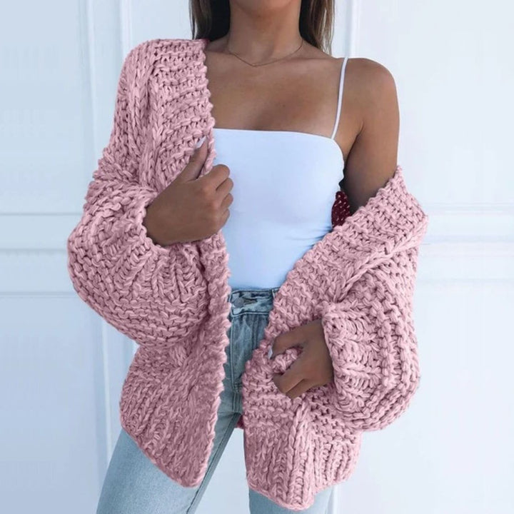 Eleanor - Cardigan Relaxé en Tricot Épais