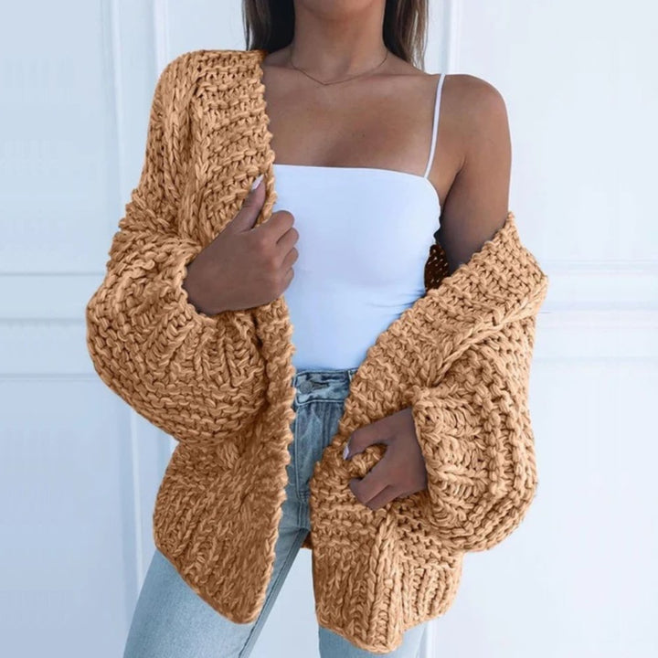 Eleanor - Cardigan Relaxé en Tricot Épais