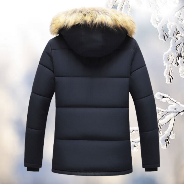 Lueller | Parka coupe-vent avec capuche en fourrure - Auvoire Paris