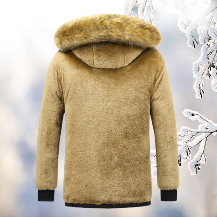 Lueller | Parka coupe-vent avec capuche en fourrure - Auvoire Paris