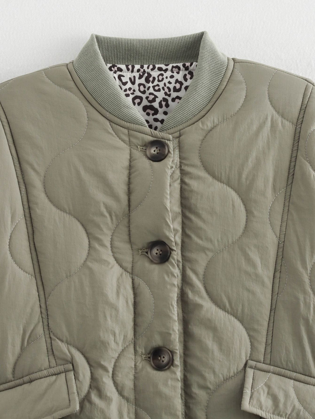 Nika™ | Manteau avec doublure imprimé léopard