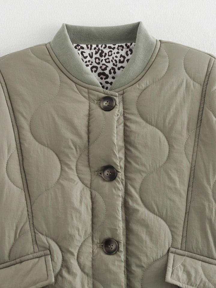 Nika™ | Manteau avec doublure imprimé léopard