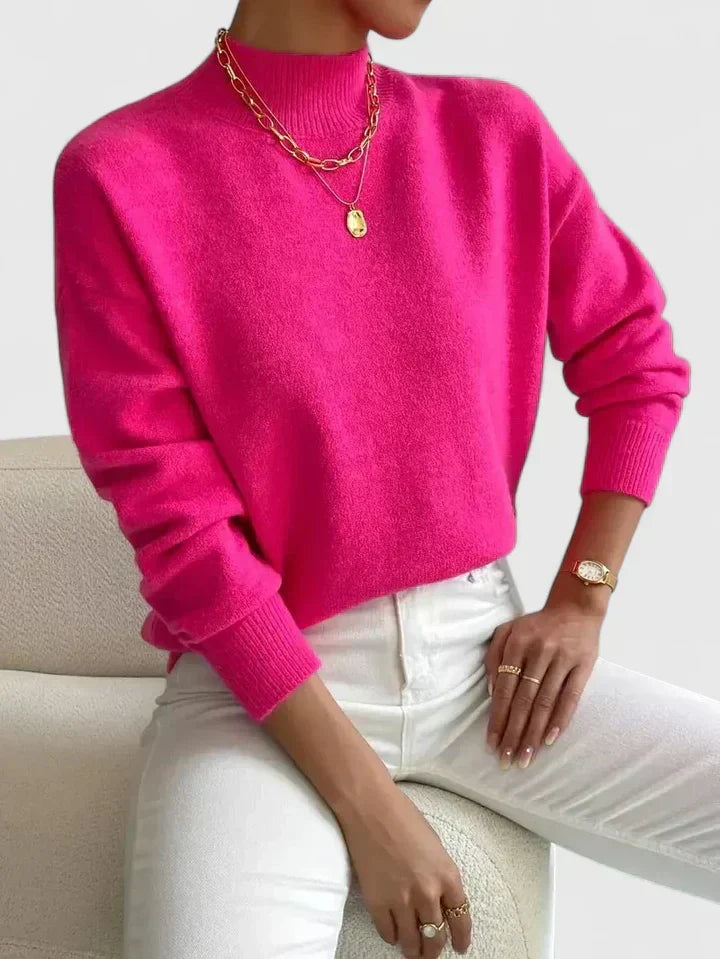 Marcha | Pull Élégant à Col Montant