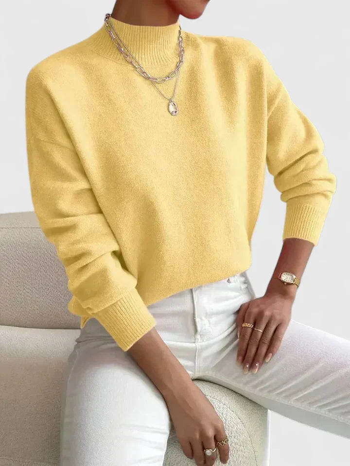 Marcha | Pull Élégant à Col Montant