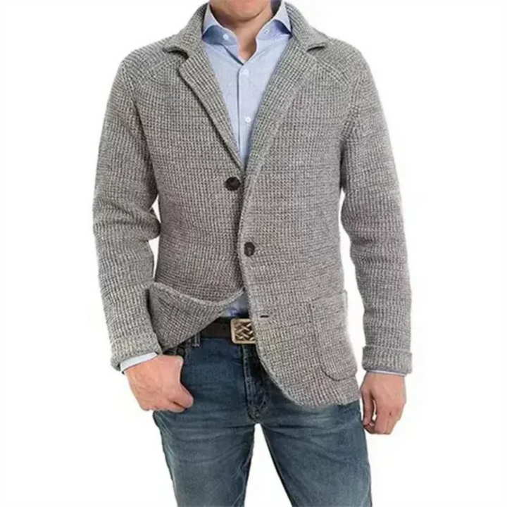 Étienne - Veste Tricoté Confortable Homme