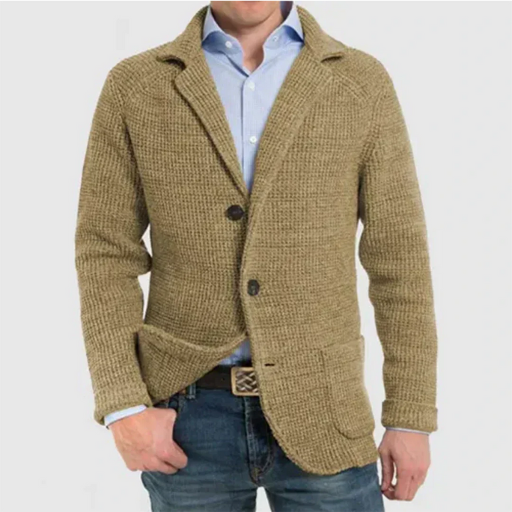 Étienne - Veste Tricoté Confortable Homme