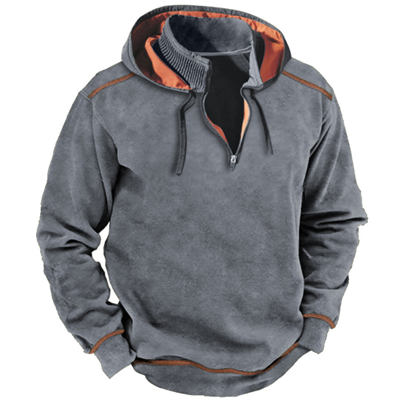 Adrien - Pull Capuche Thermique Isolation Chaude Homme