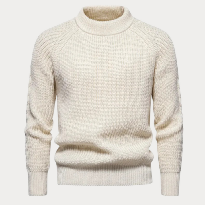 Adrien - Pull Col Roulé Essentiel Classique Homme