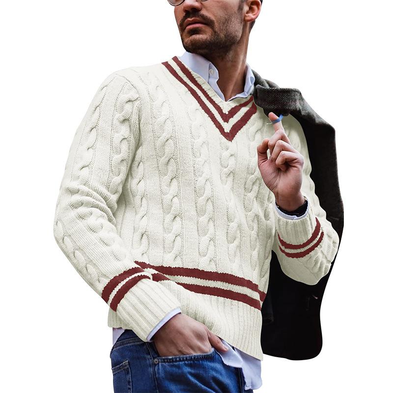 Adrien - Pull Cachemire Old Money Style Classique Homme