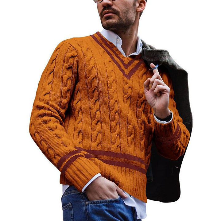 Adrien - Pull Cachemire Old Money Style Classique Homme