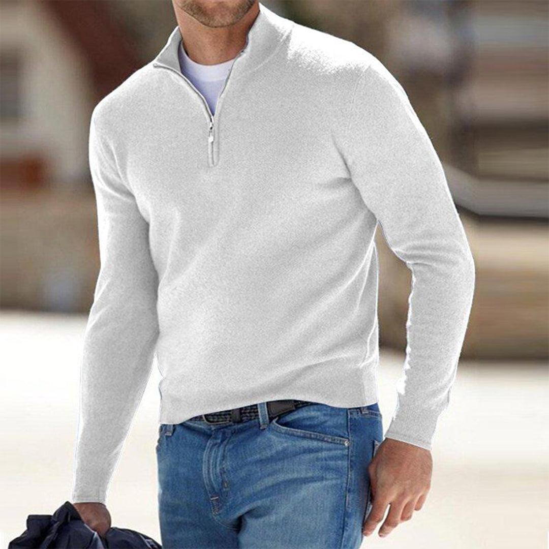 Pierre - Pull zippé homme - Auvoire Paris