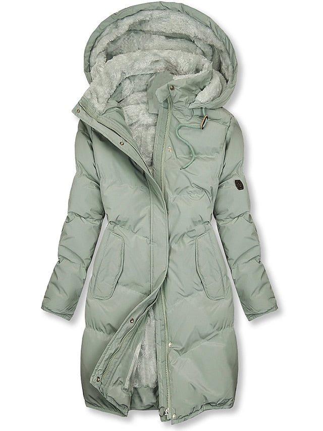 Antonella Manteau Femme Hiver – Modèle Chaud Isolé avec Doublure &amp; Fermeture Zippée